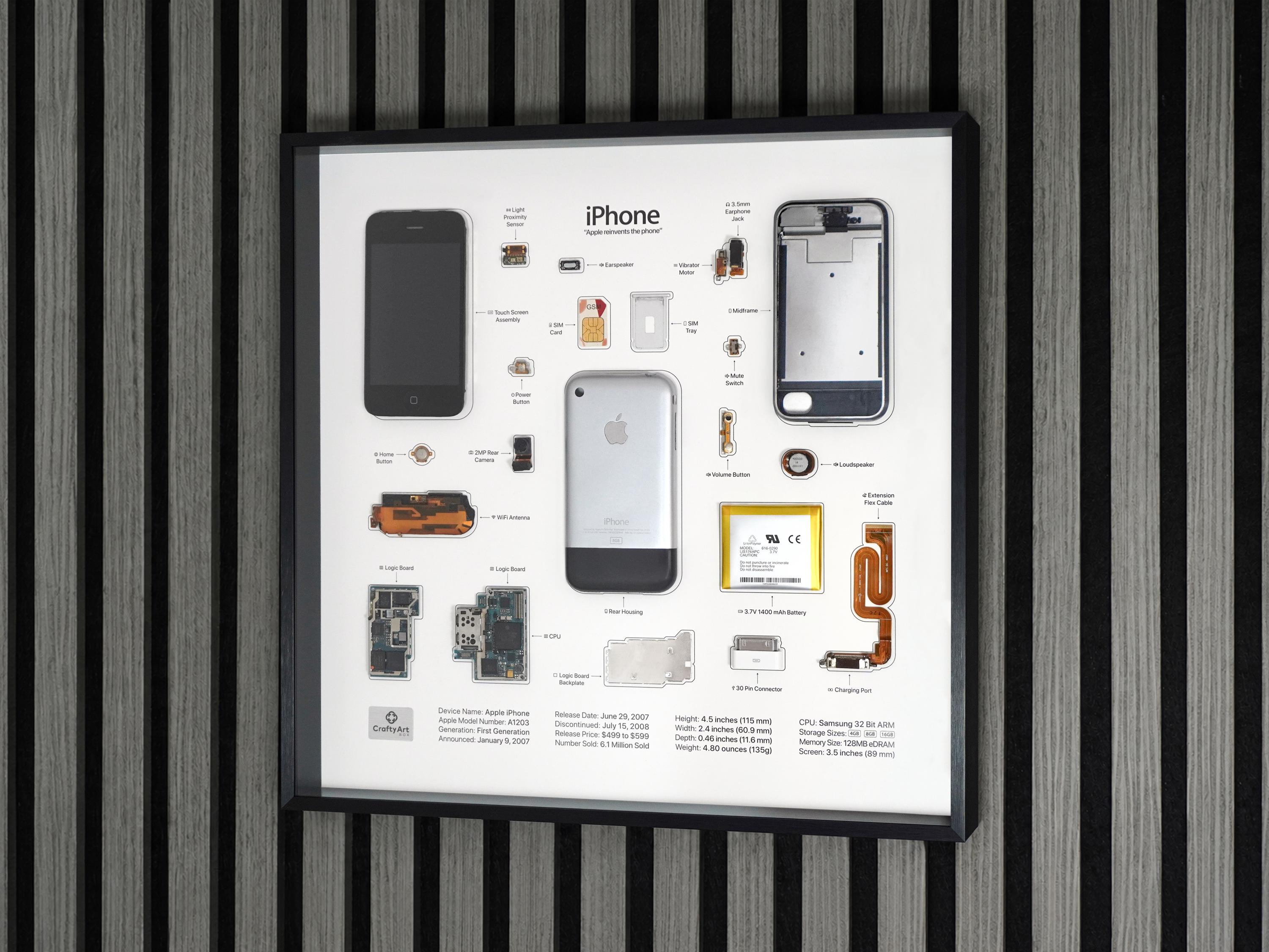 iPhone 2g Teardown Frame - Etsy