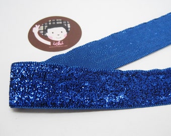 Silver purple//blue bling glitter ribbon 10mm wide white