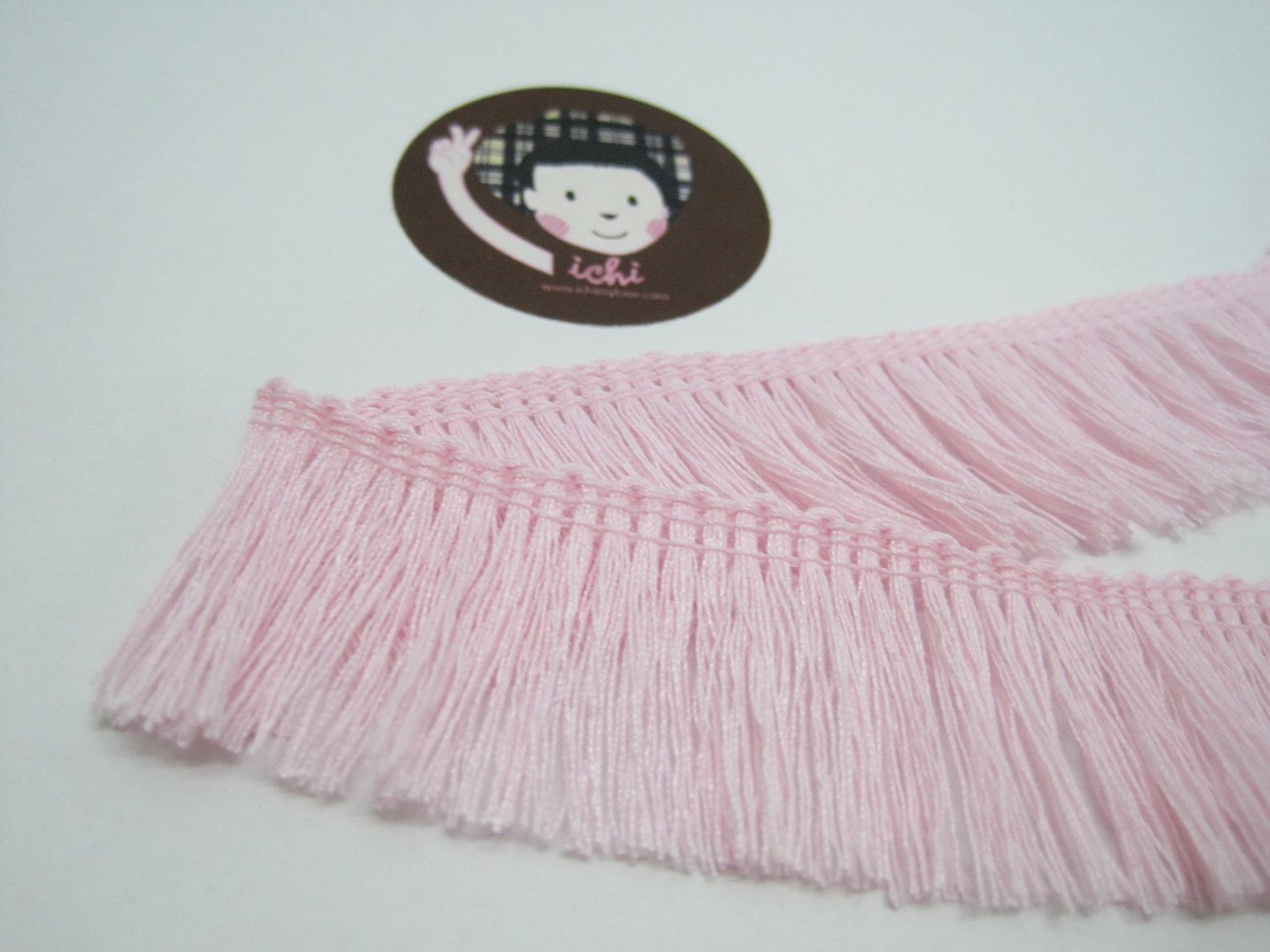 5 Yards Soft Pink Cotton Tassel Trim Pink Trim Pink Tassel Etsy