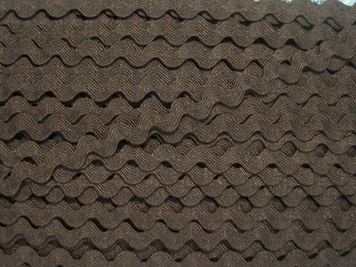 5 Yards Dark Brown Mini Rick Rack Trim Wholesale Trim Ric Etsy