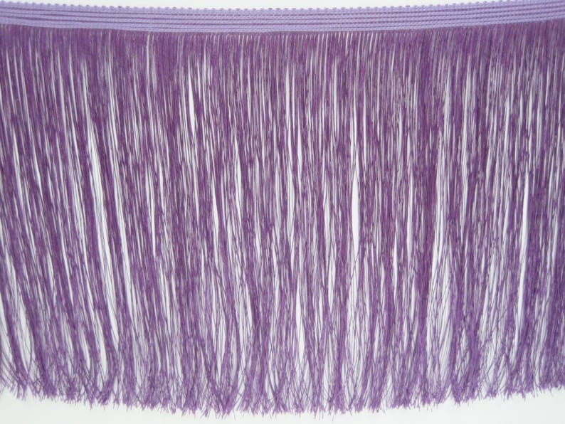 Purple Trim Chainette trim purple tassel violet fringe Fringe tassel trim purple tassel trim 1 Yard 4 to 10 Violet Chainette Fringe