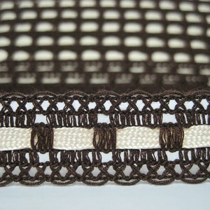 Brown Lace Ribbon 