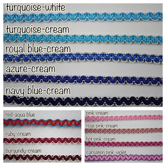 Ric Rac Turquoise 15mm Ric Rac Turquoise 15mm