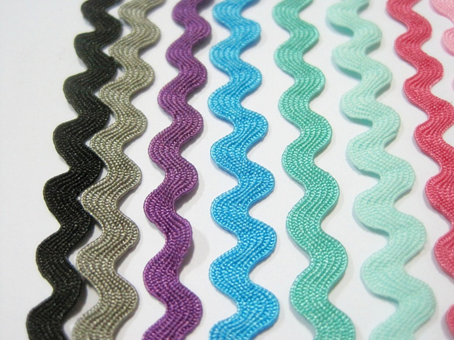 1 Pack 36 Yards Mini Rick Rack Trim Colorful Trim Ric Rac Etsy