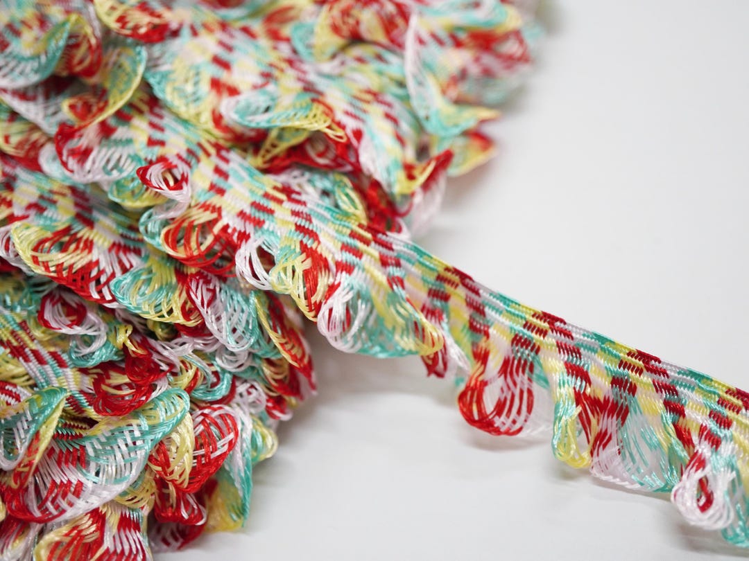 Mustard Ruffle Trim 5 Yards 5/8