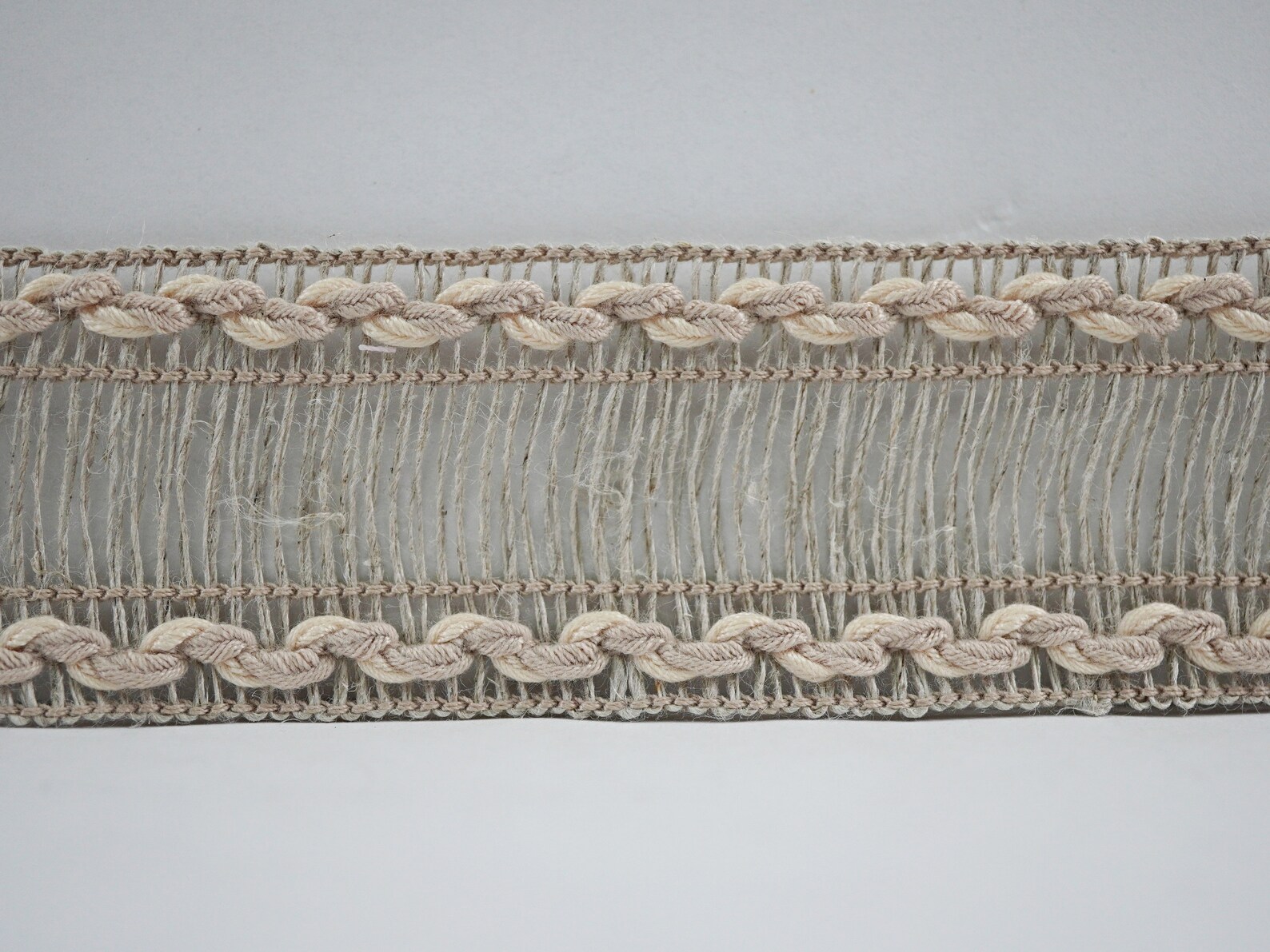 5 Yards Beige Linen Braid, Linen Lace, Linen Trim, Natural Trim ...