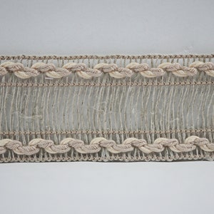 5 Meter beige Leinenborte, Leinenspitze, Leinenborte, Naturborte, Naturband, ungebleichtes Leinen, natürliche Spitzenborte, Leinenband, beige