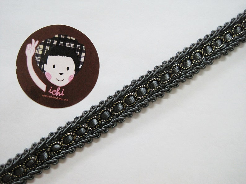 5 Yards 1/2 Dark Gray Gimp Braid Trim Gimp Braid Etsy UK