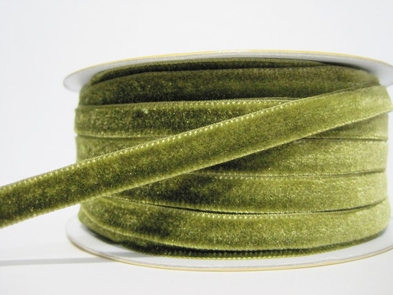 Velvet Ribbon Green Velvet Ribbon Green