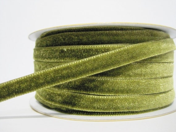 olive green ribbon products for sale