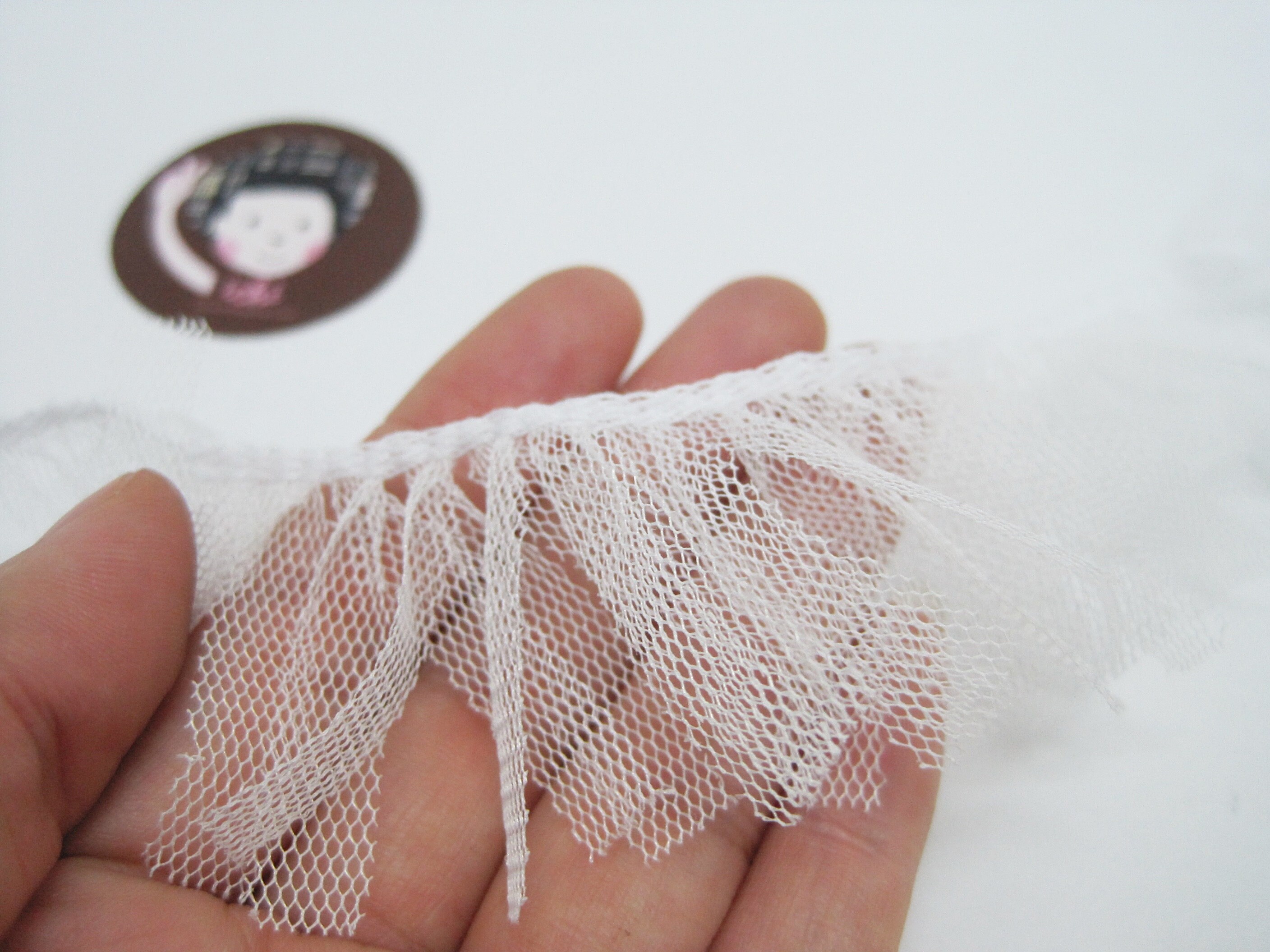 5 Yards Off-white Tulle Trim Chiffon Ruffle Trim Ruffle | Etsy