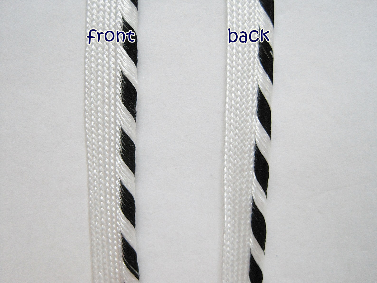 5 Yards White-black Lip Cord Piping Edge Piping Decorative - Etsy