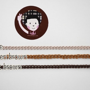 5 Yards 3/16" Brown Picot Braid, picot edge, single picot trim, loop trim, loop lace, picot loop trim, brown picot trim, brown gimp braid