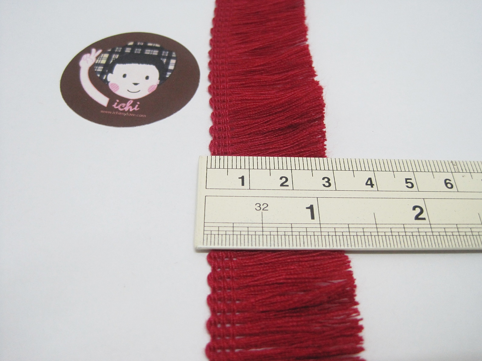 5 Yards Ruby Cotton Tassel Trim Red Tassel Fringe Wholesale Etsy