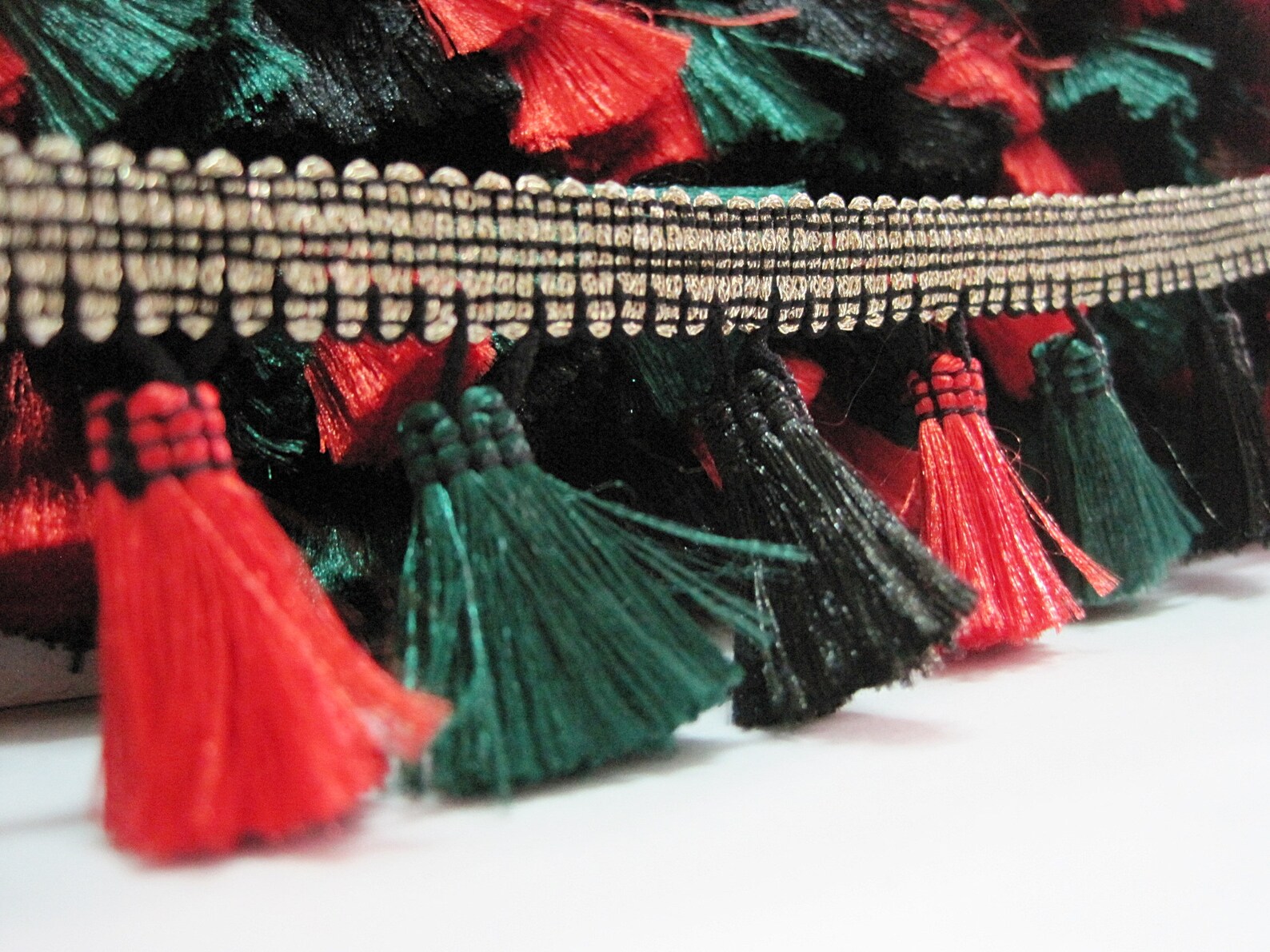1 Yard Christmas Tassel Fringe Tassel Trim French Tassel Etsy