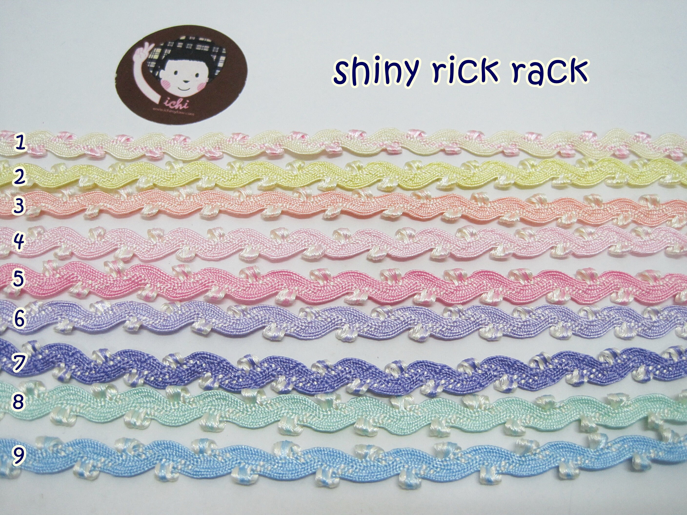 Blue Ric Rak Trim 5 Yd Light Blue Rick Rack Trim, Picot Rick Rack, Picot Trim, Pastel ...