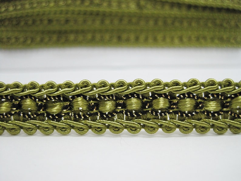 5 Yards 1/2 Olive Drab Green Gimp Braid Trim Gimp Etsy