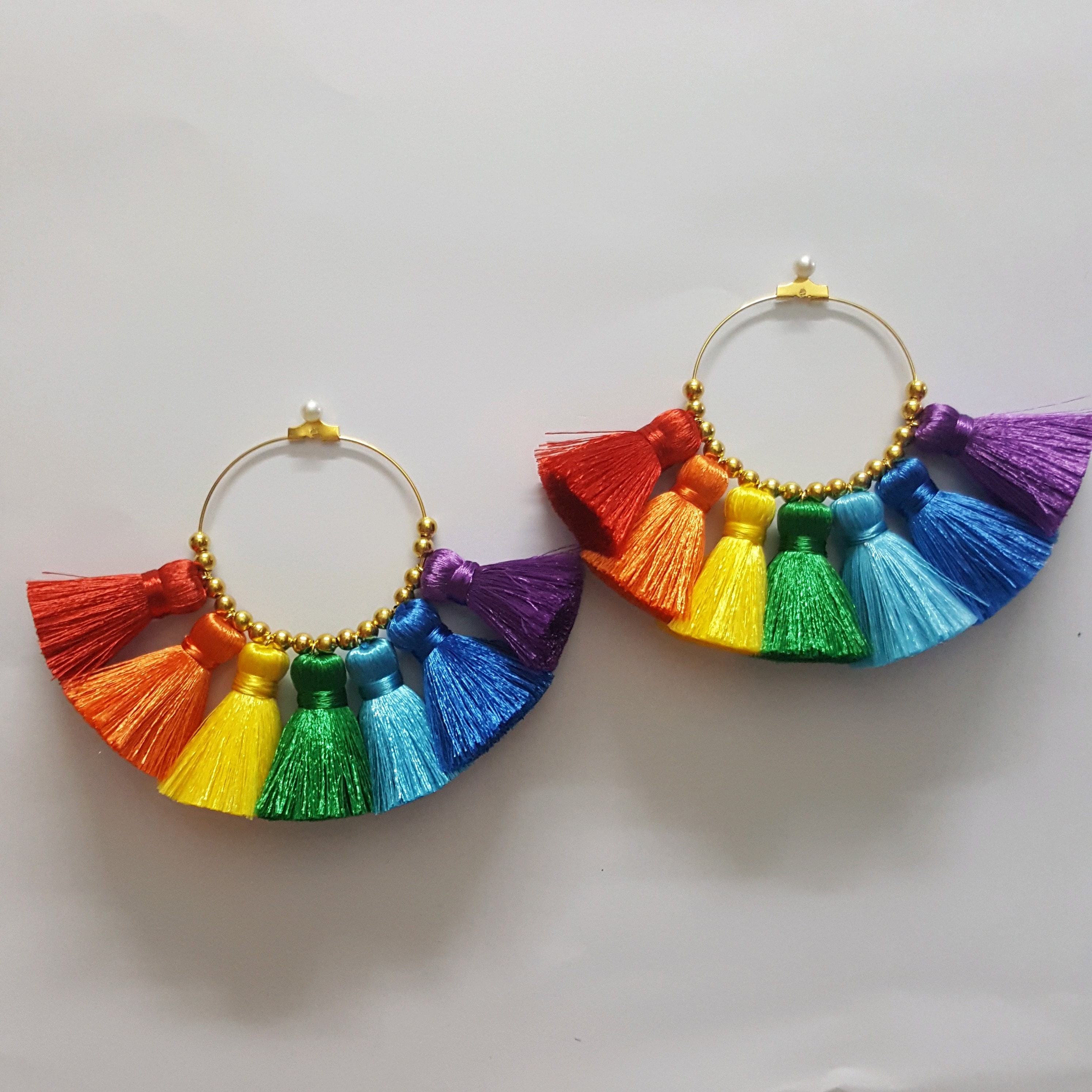 Mini Tassel Multicolor Tassels For Jewelry Diy Earring - Temu