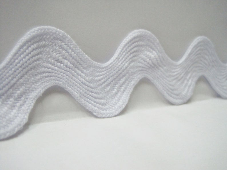 5 yards White Jumbo Rick Rack Trim white rick rack Jumbo Ric Etsy