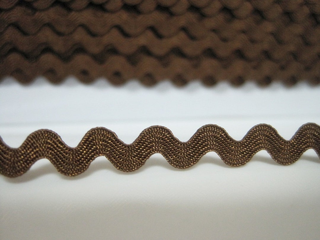 5 Yards Dark Brown Mini Rick Rack Trim Wholesale Trim Ric Etsy