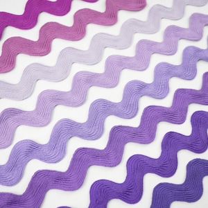 5 yards Purple Jumbo Rick Rack Trim, violet rick rack, Jumbo Ric Rac, Rick Rack Trim, Rick Rack Lot, jumbo rick rack, wholesale, purple trim