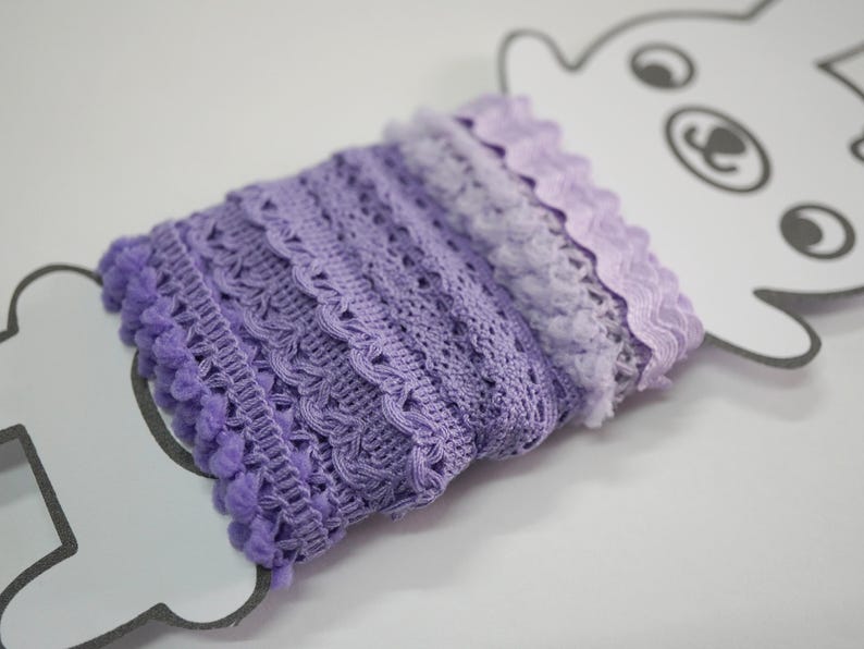5 Yards Lilac-lavender Lace Rabbit Set - Etsy
