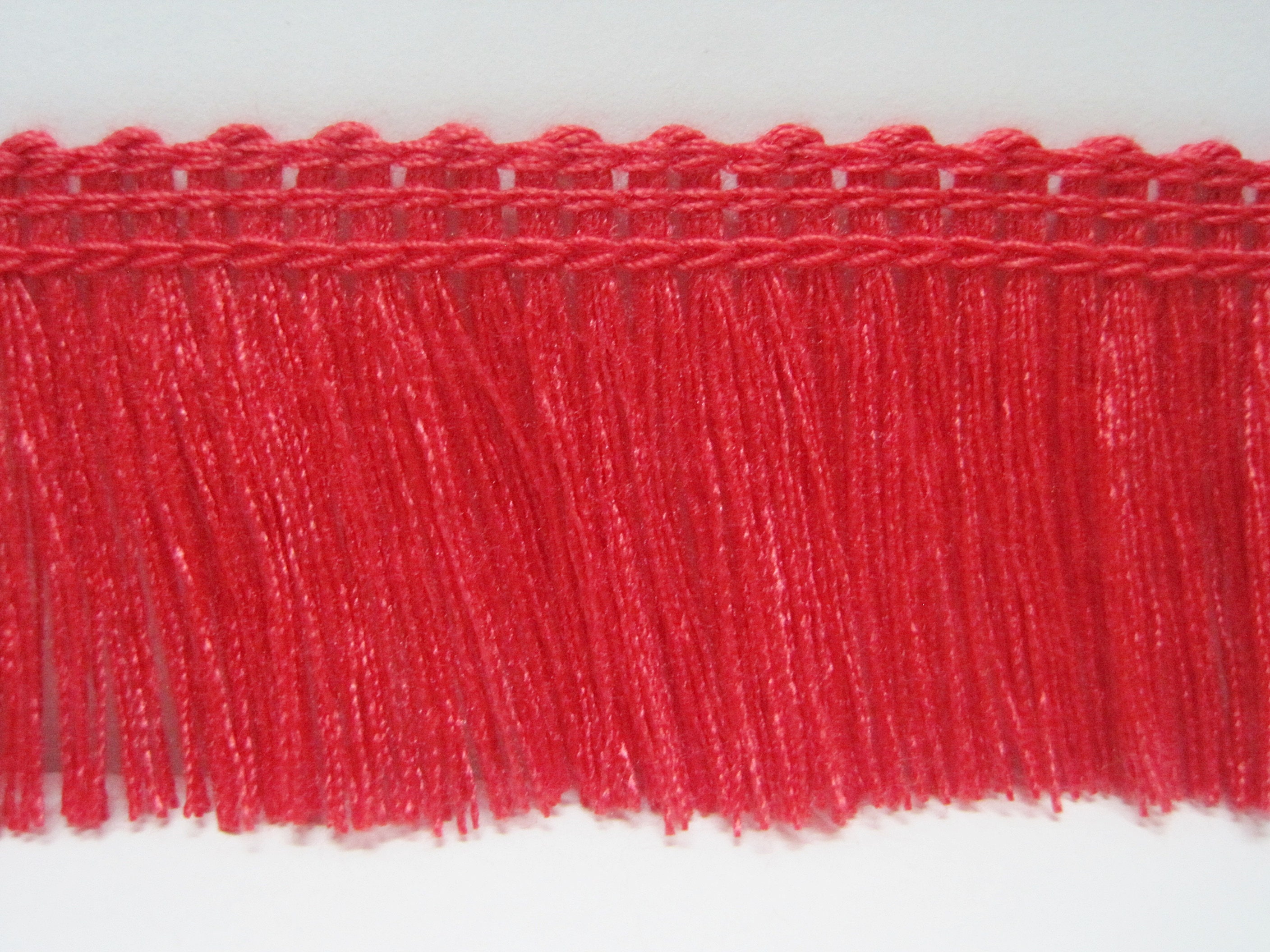 5 Yards Red Cotton Tassel Trim Red Trim Red Tassel Fringe Etsy