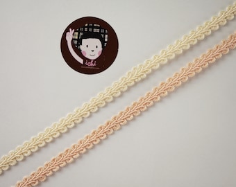 5 yards 3/8" Cream Gimp Braid