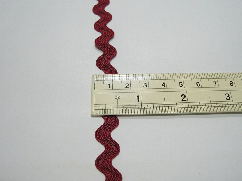 5 Yards 1/2 Rick Rack Trim Ruby Ric Rac Trim Rick Rack Etsy