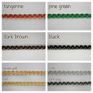 5 Yards Blue Rick Rack, Rick Rack Trim, Zig Zag Trim, Zig Zag, Ric Rac ...