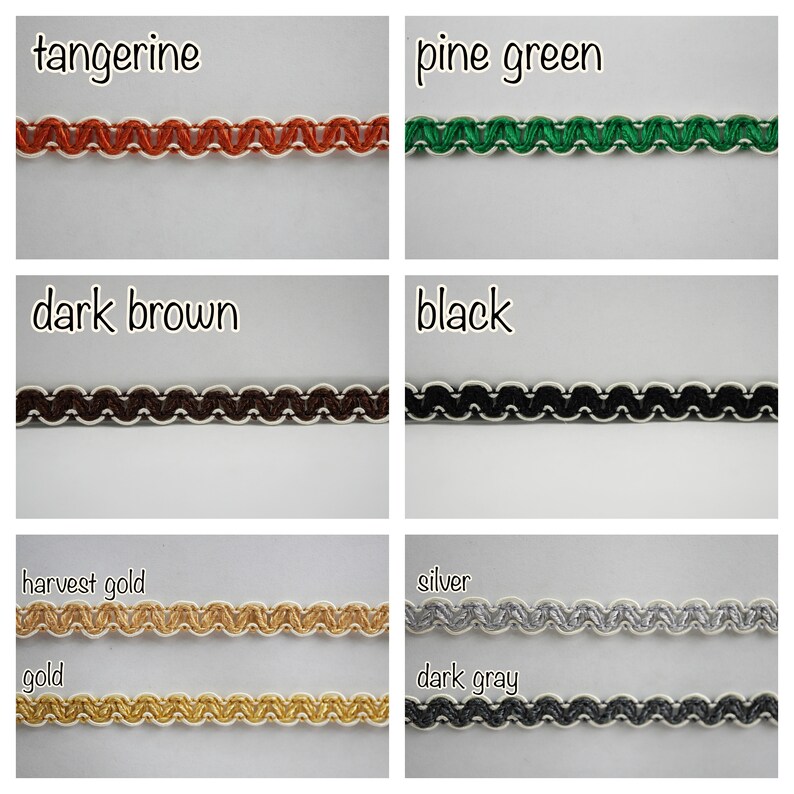 5 Yards Gray Rick Rack Rick Rack Trim Zig Zag Trim Zig Zag Etsy