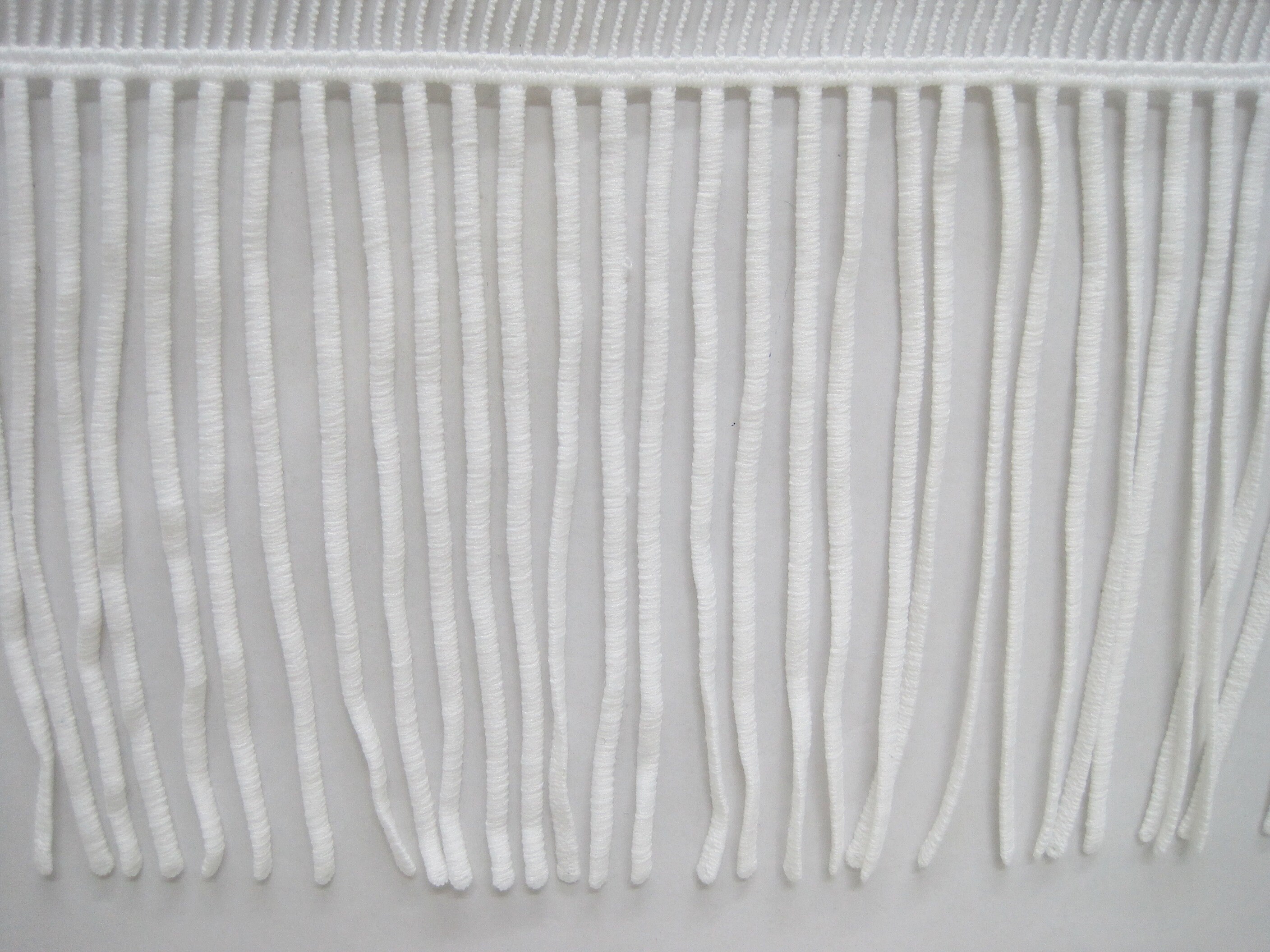 1 Yard 73/4 White Cotton Tassel Trim White Trim Etsy