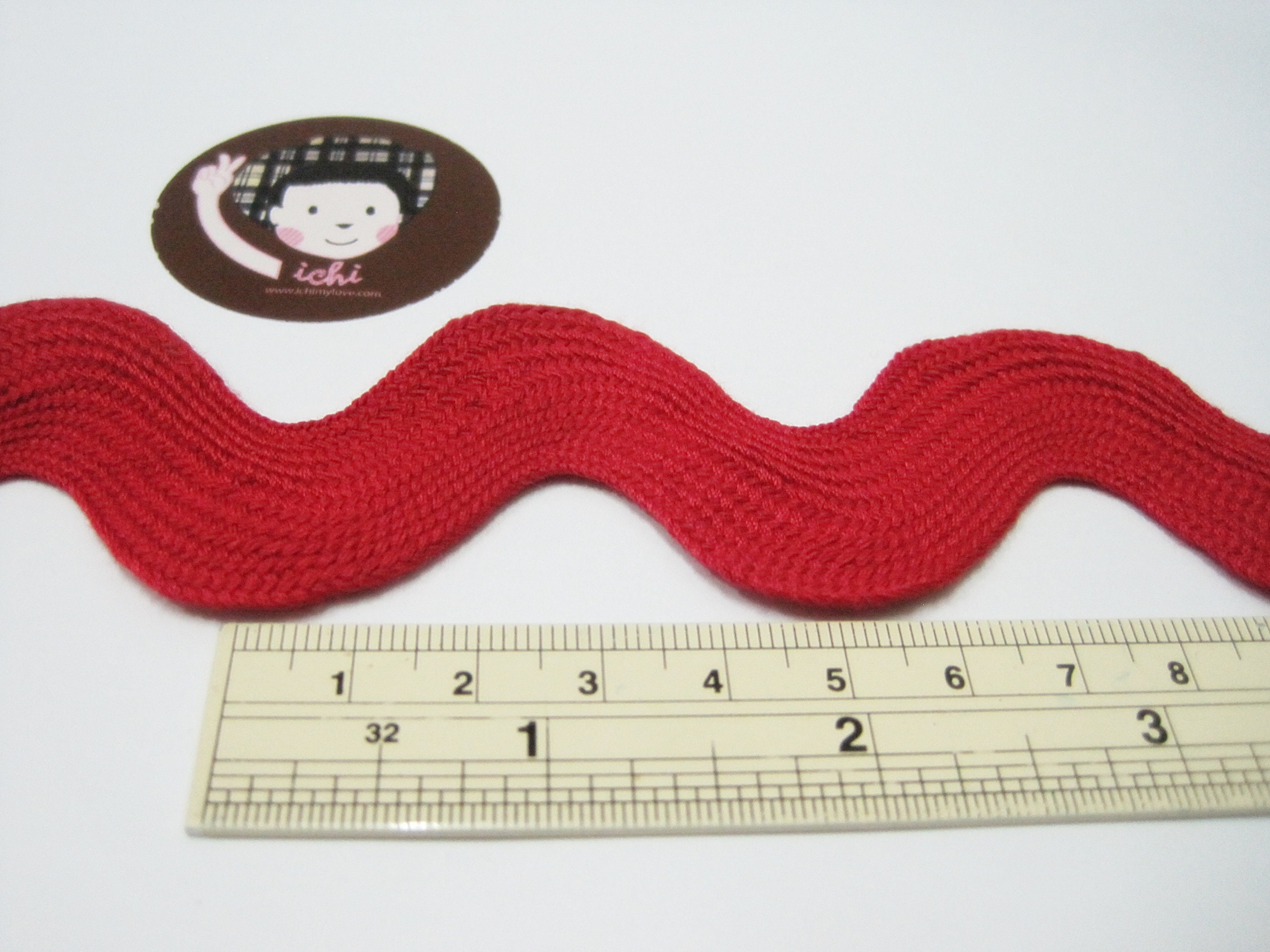5 yards Red Jumbo Rick Rack Trim red rick rack Jumbo Ric Etsy