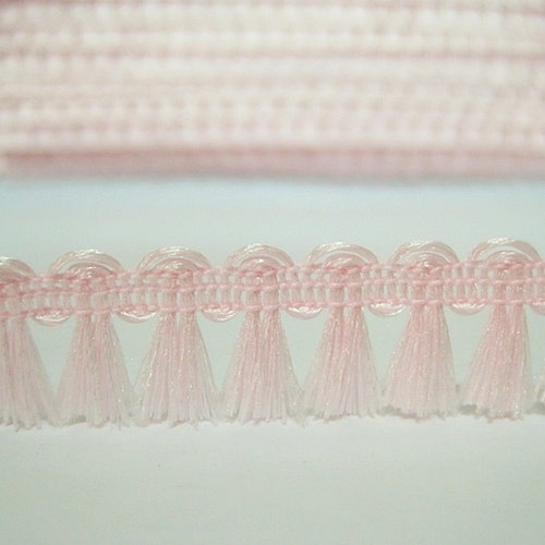 5 Yards Shocking Pink Mini Tassel Trim Shiny Tassel Trim Etsy