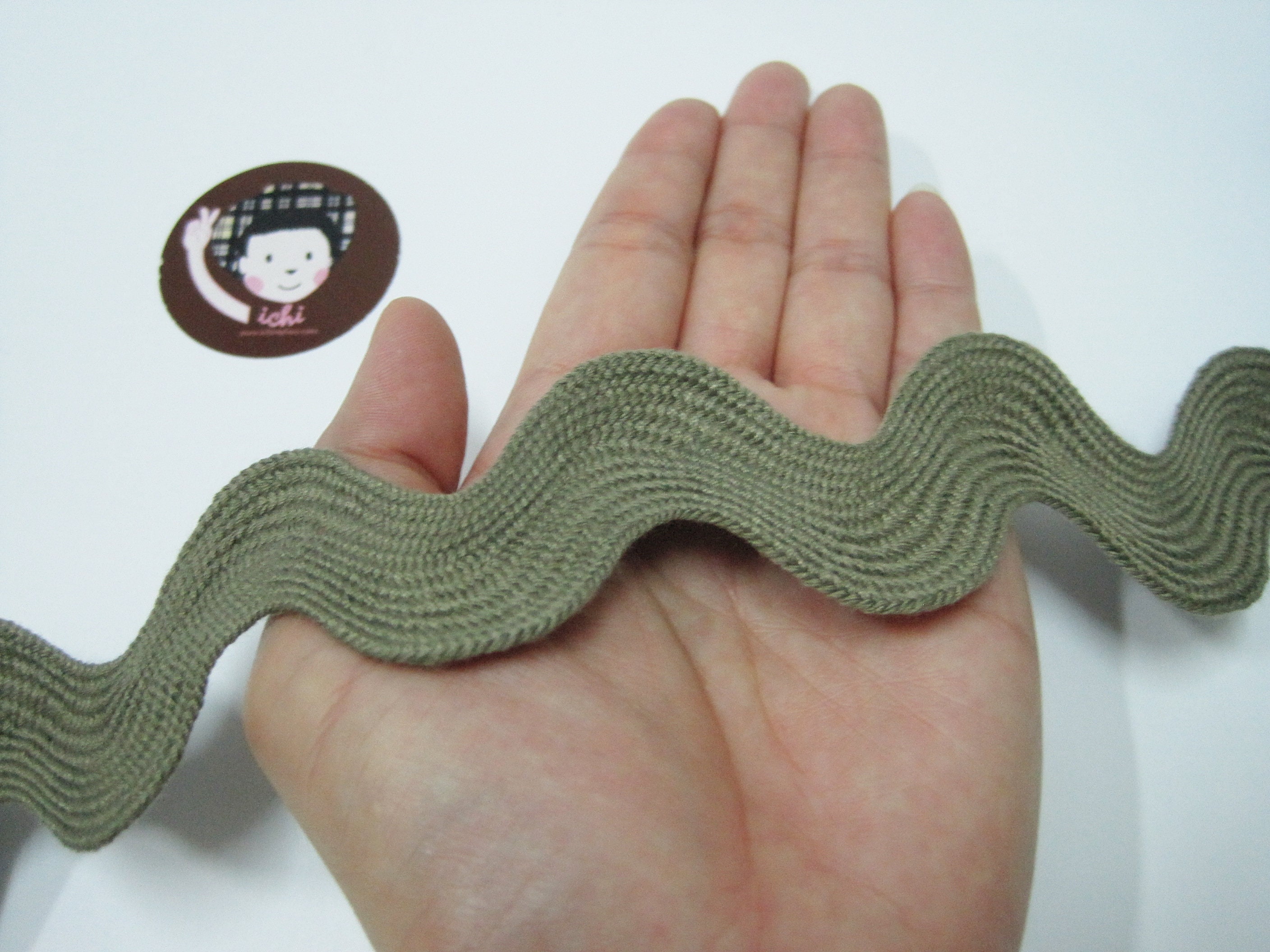 5 yards Gray Jumbo Rick Rack Trim Gray rick rack Rick Rack Etsy