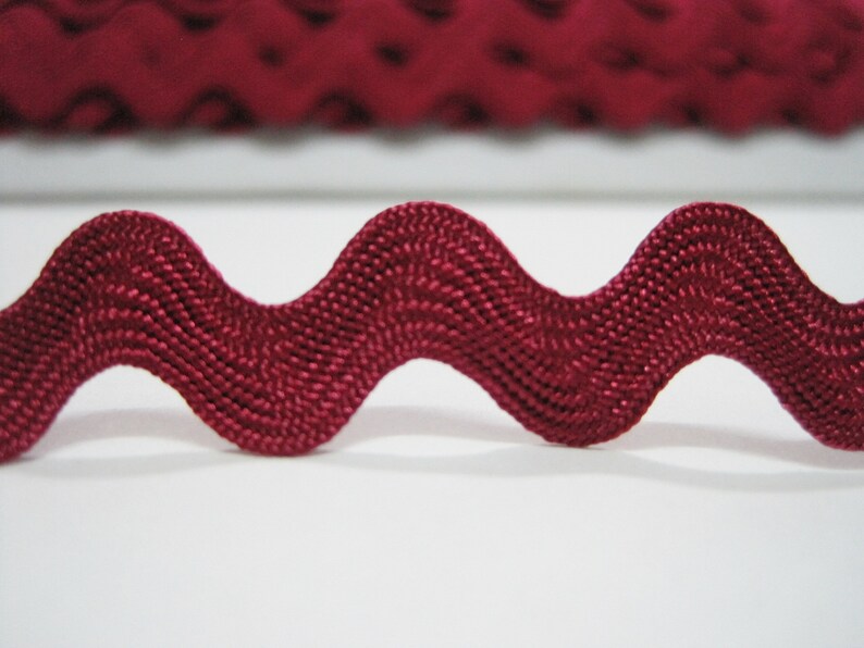 5 Yards 1/2 Rick Rack Trim Ruby Ric Rac Trim Rick Rack Etsy