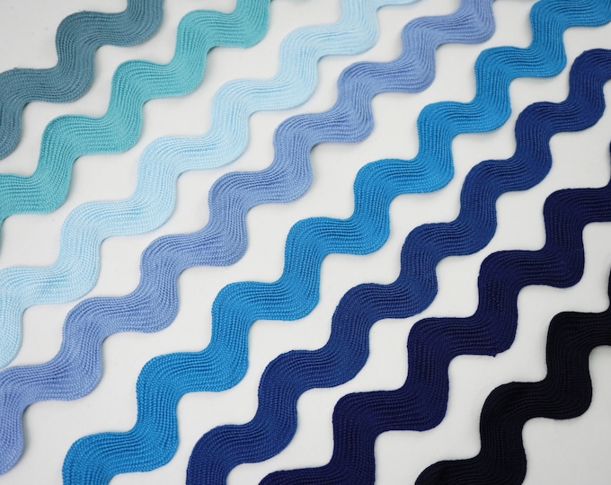 Jumbo WHITE Rick Rack, 1.4 Inch Wide Poly Fun Trim, BY the YARD, Great