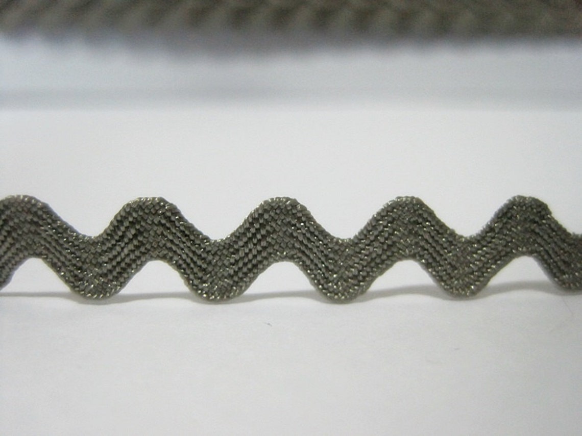 5 Yards Light Gray Mini Rick Rack Trim Wholesale Trim Ric Etsy