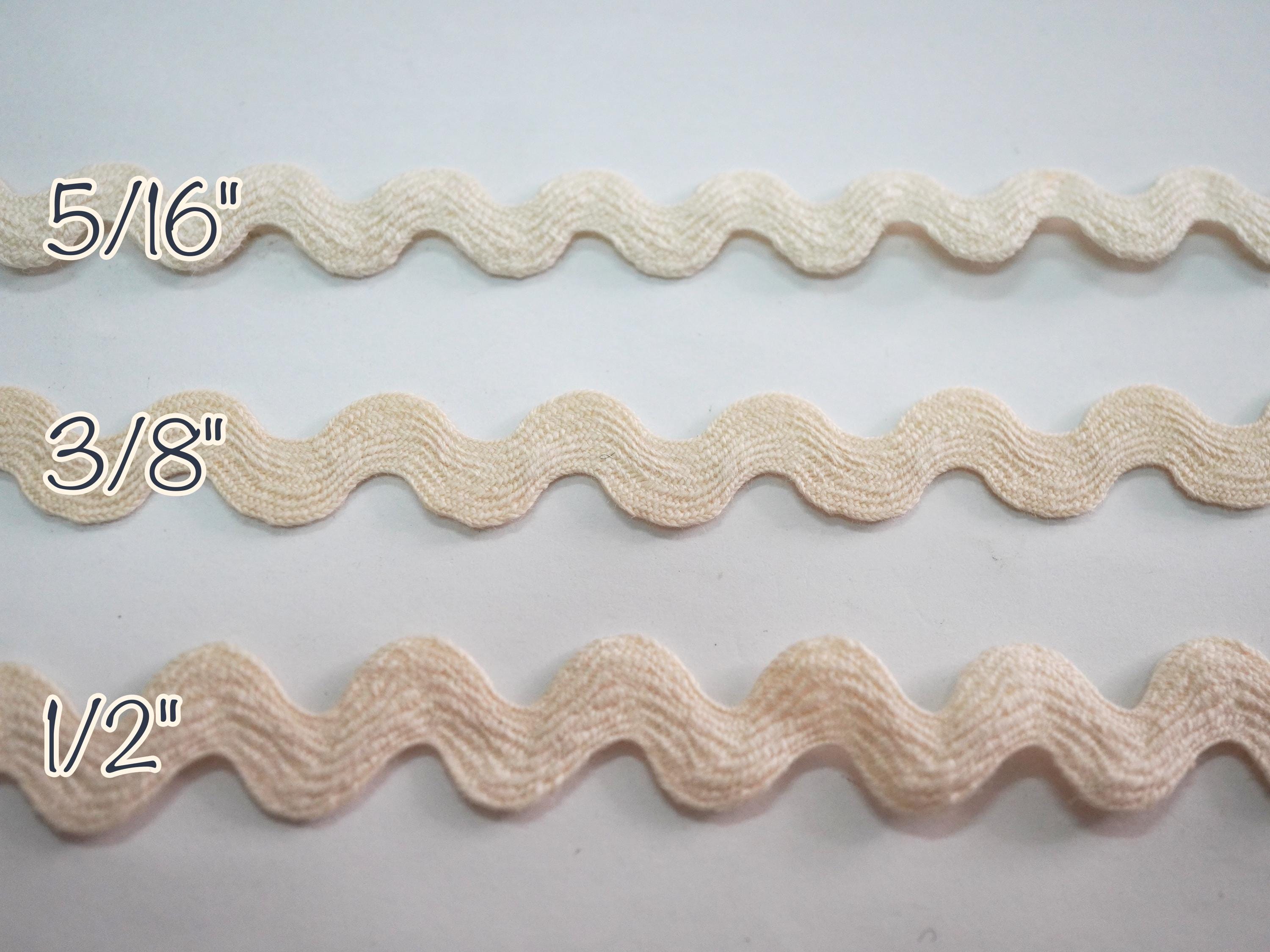 What Is Ric Rac Trim 5 Yards 100% Cotton Rick Rack, Cotton Trims, Unbleached Cotton Trim ...