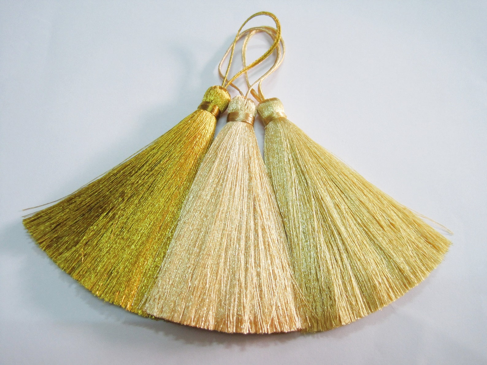 10 Pcs Gold SP36 Long Tassel Wholesale Tassels Tassel Etsy