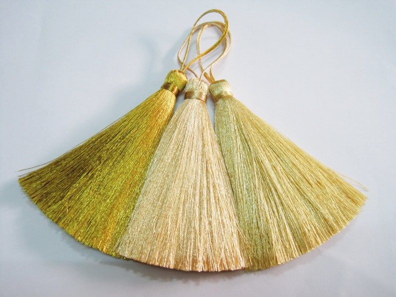 10 pcs Gold SP36 Long Tassel Wholesale Tassels tassel Etsy
