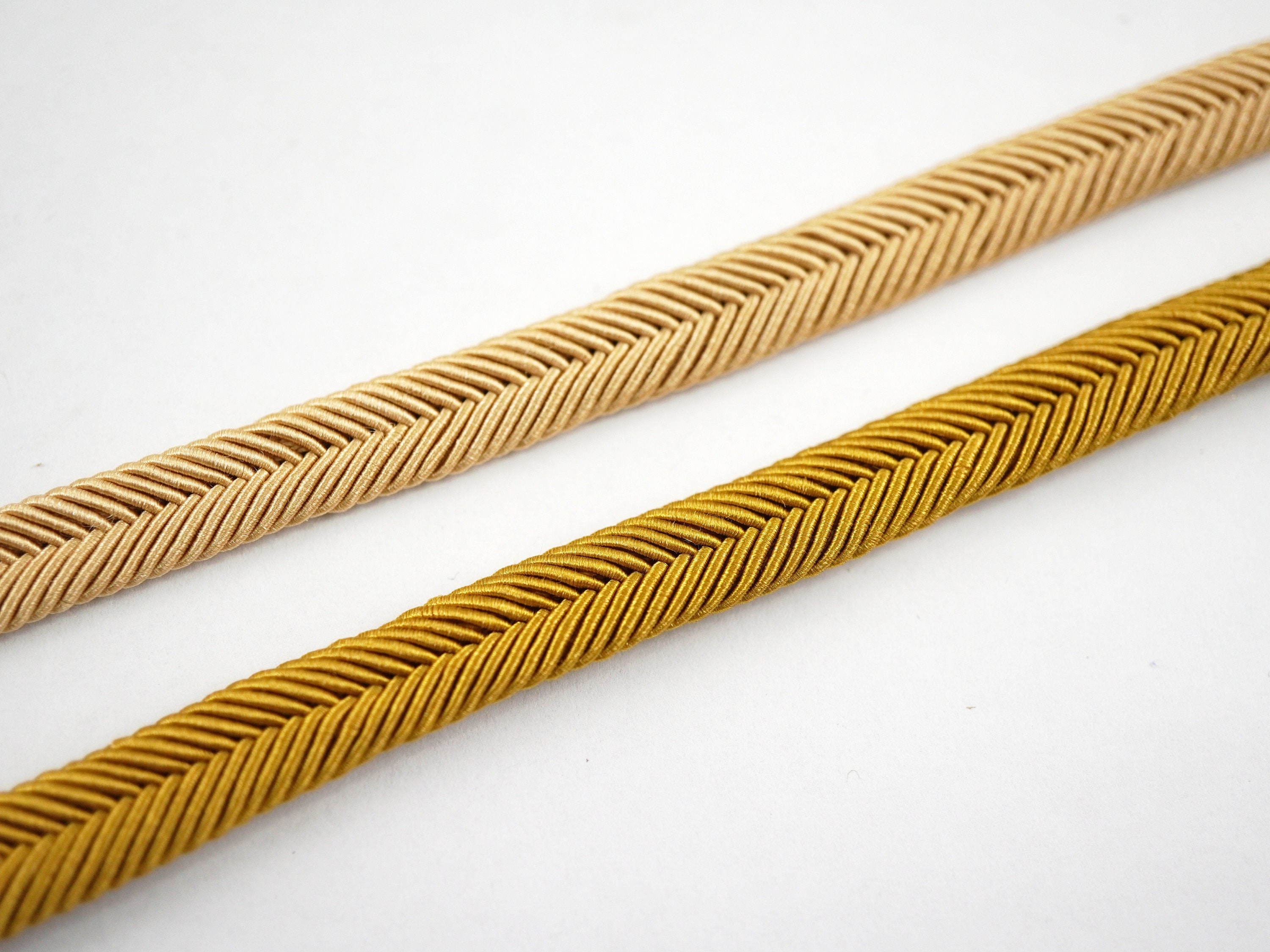 SR Trimming Metallic Braided Trimming – 10 Metre X 10mm, Polyester, For Bridal Upholstery & Wedding Sewing (UK Made)