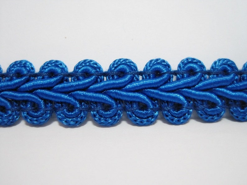 5 Yards 1/2 Royal Blue Gimp Braided Trim Gimp Braid Etsy