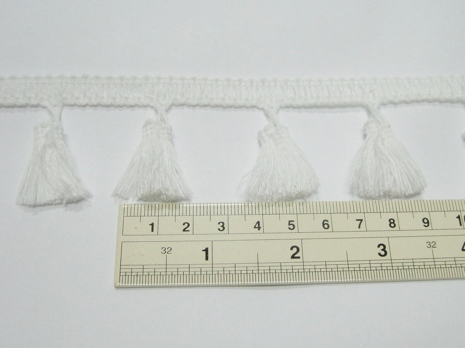 5 Yards 4 Cm Tassel Fringe Offwhite Tassel Trim White Etsy