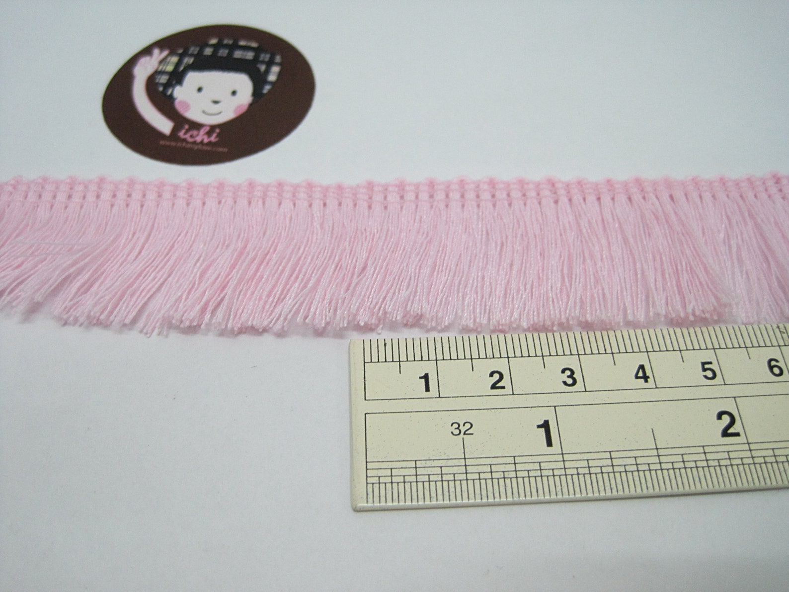 5 Yards Soft Pink Cotton Tassel Trim Pink Trim Pink Tassel Etsy
