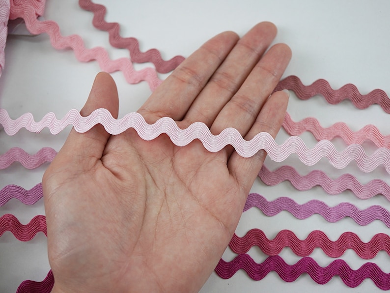 5 Yards 1/2 Pink Rick Rack Trim Pink Ric Rac Trim Rick - Etsy