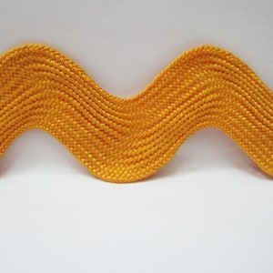 Orange Rick Rack 5 Yards Orange Jumbo Rick Rack Trim, Orange Rick Rack, Jumbo Ric Rac ...