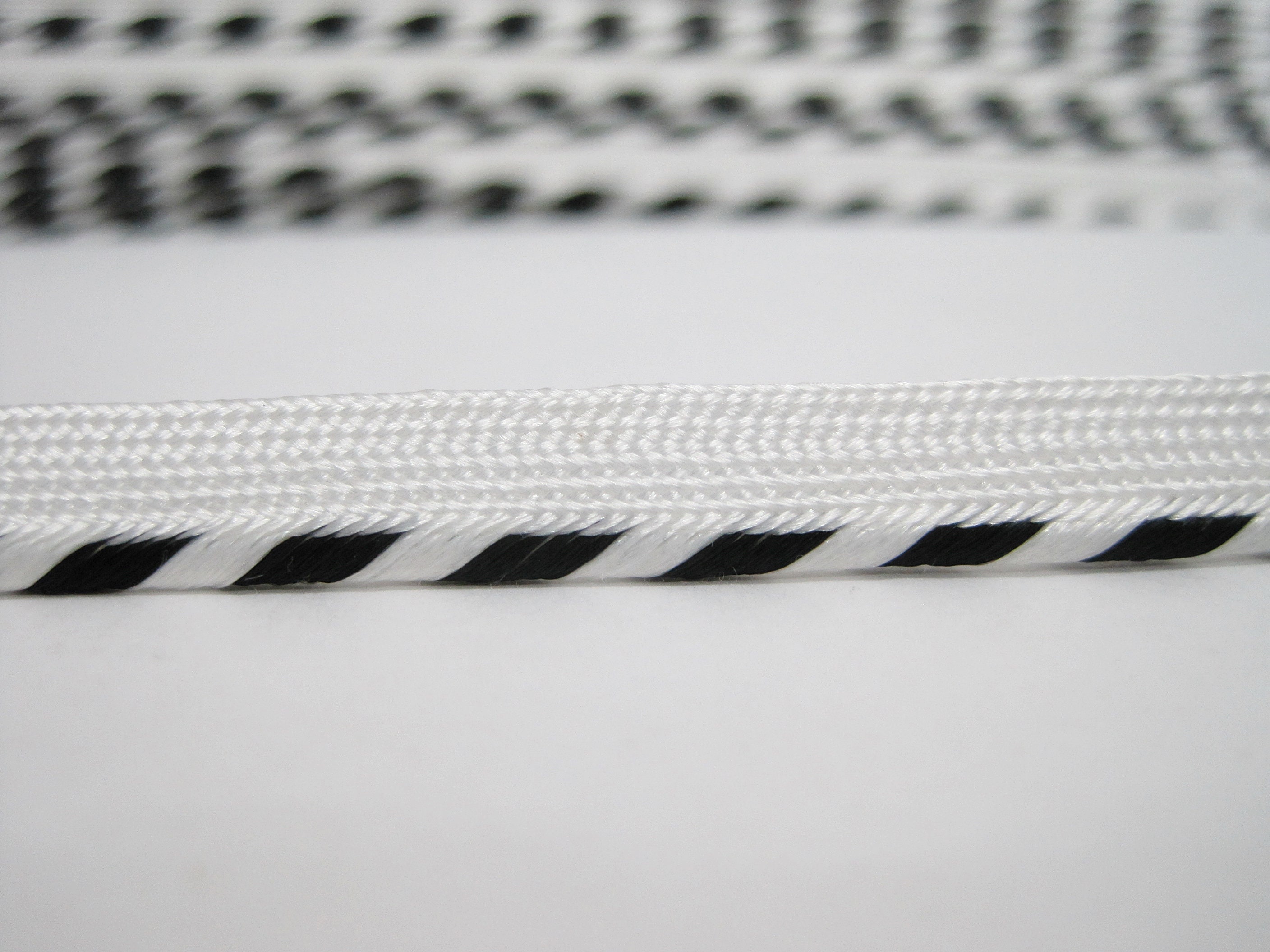 5 Yards White-Black Lip Cord Piping edge piping decorative | Etsy