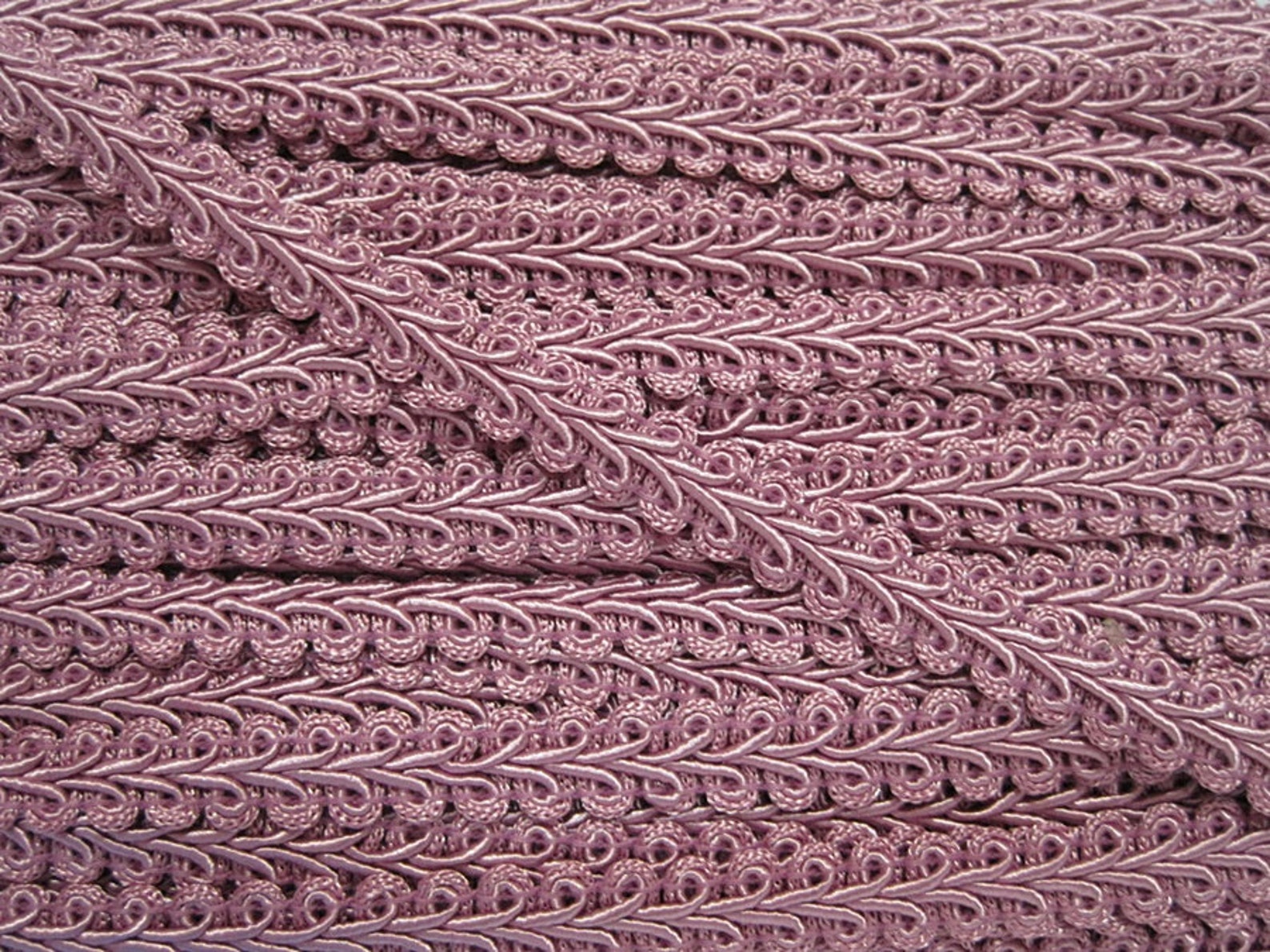 5 Yards 1/2 Mauve Pink Gimp Braided Trim Gimp Braid | Etsy