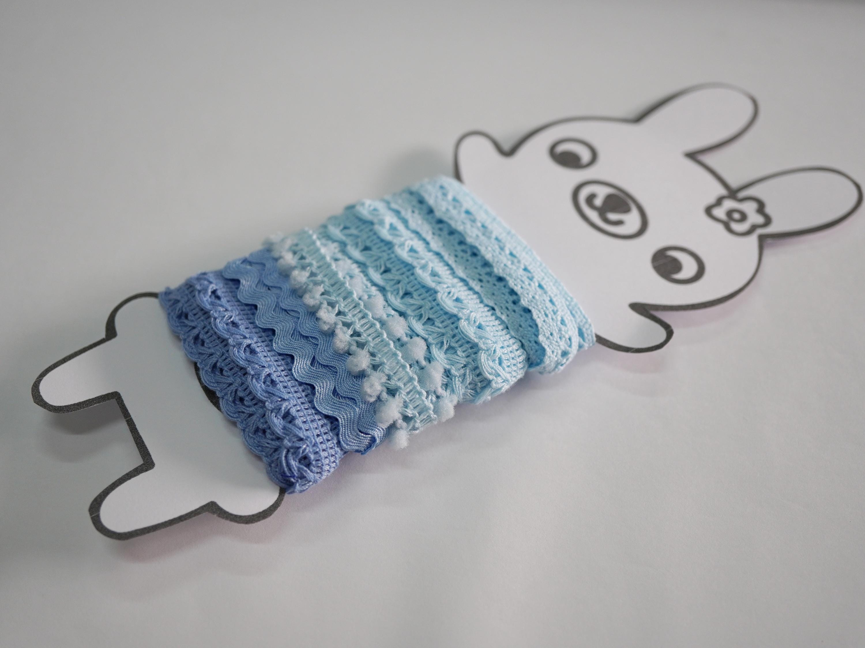 5 Yards Blue Lace Rabbit Set - Etsy